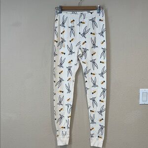 Adult Hanna Andersson Looney Tunes Bugs Bunny pajama lounge pants size Large